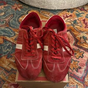Steve Madden STTL Women's Red Jockk Retro Inspired Sneaker Size 11 Suede